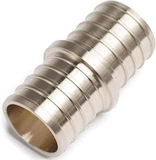 LTWFITTING LF Brass PEX Crimp Fitting 1-Inch PEX Coupling (Pack of 5)