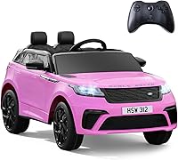 TOBBI Licensed Land Rover Velar 12V Ride-On Car for Kids 3-8: Parental Remote, Music, LED Lights, Safety Belt, 66lbs Max Load