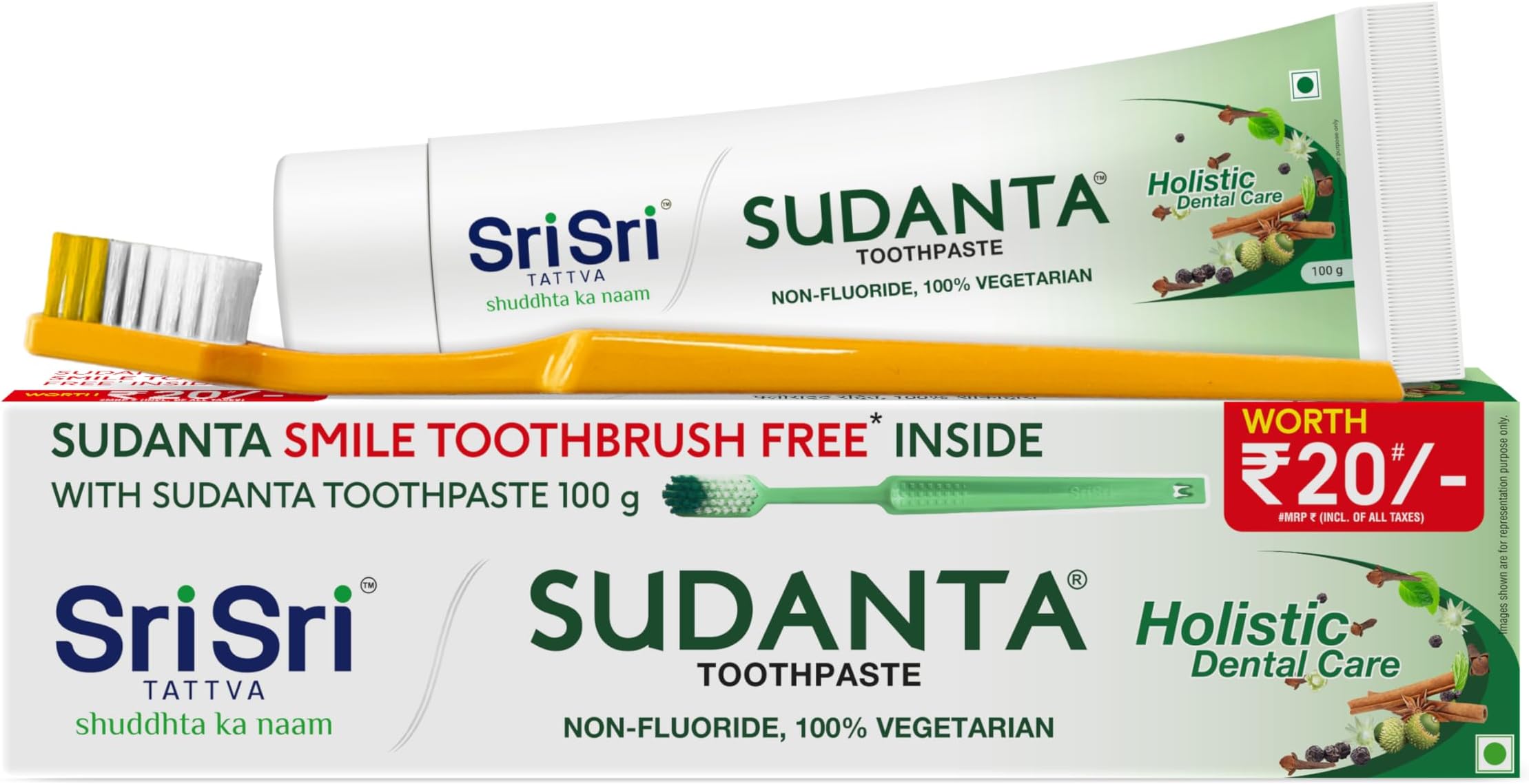 Sri Sri Tattva Sudanta Toothpaste,100g