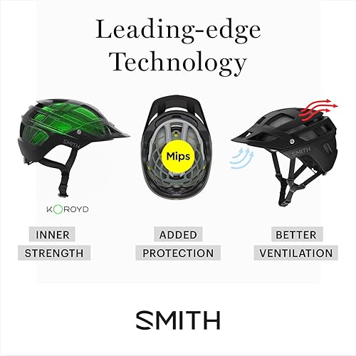 Vista 15 de Smith Engage MIPS - Casco de ciclismo para adultos, casco de bicicleta de montaña + Koroyd, protección ligera para hombres y mujeres Merlot/Aloe Mate