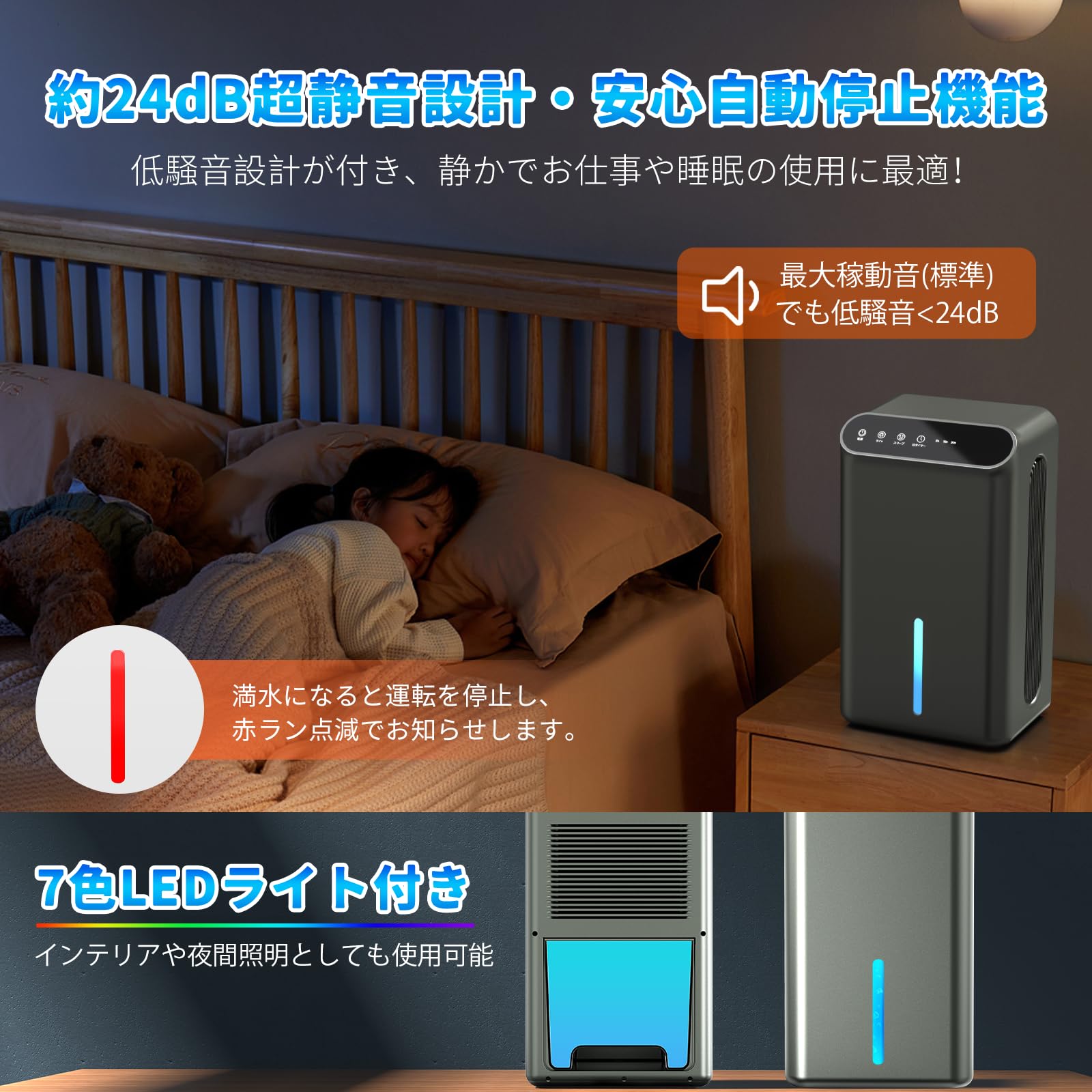 Amazon | 【2026最新進化 除湿量アップ!】除湿機 小型 除湿器 強力除湿