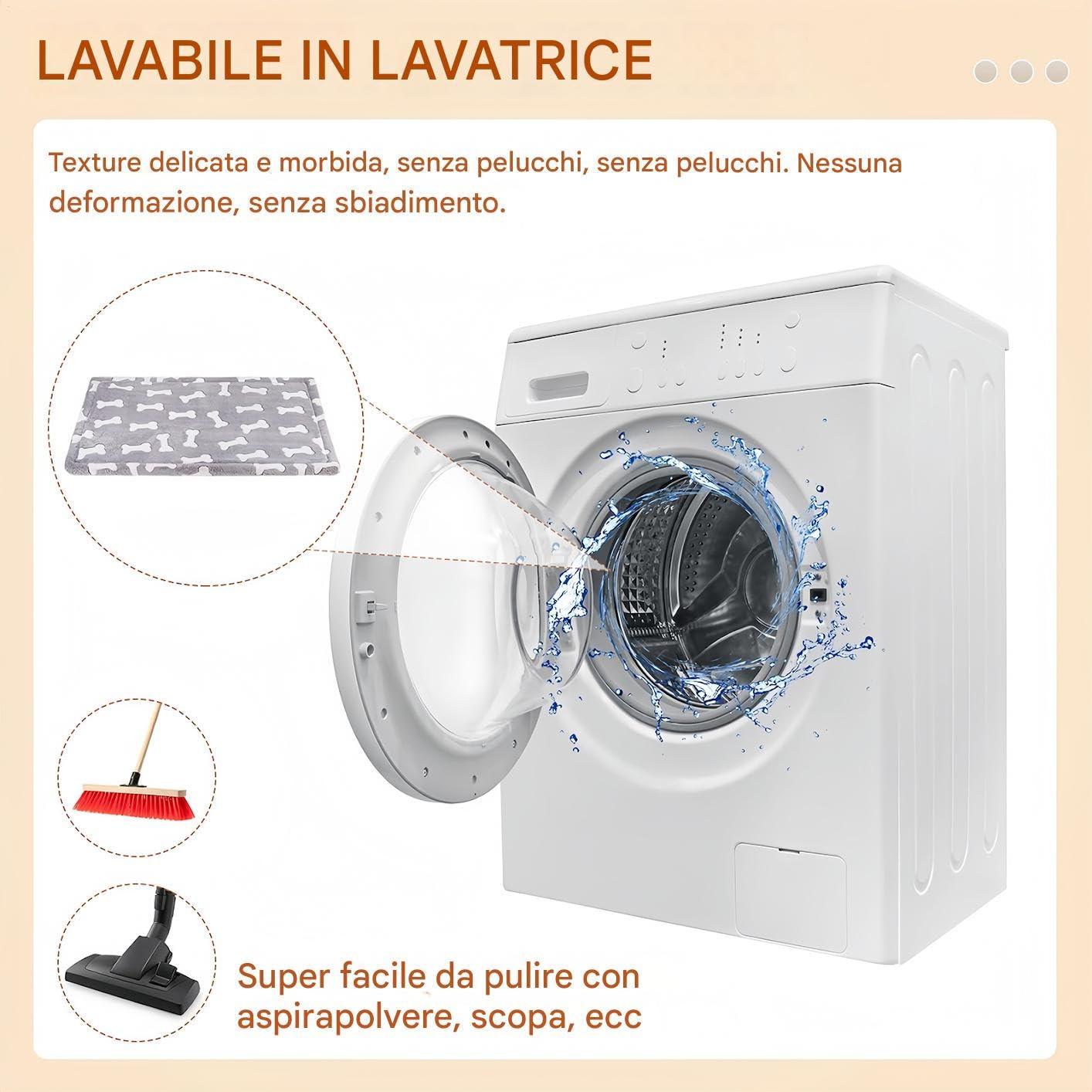 Tapis de lit pour Chien – Housse Lavable, Tapis pour Animaux en Mousse à mémoire de Forme, imperméable, Base antidérapante et Doublure Lavable Amovible | Confortable pour Le Sol pour Les Chiens de