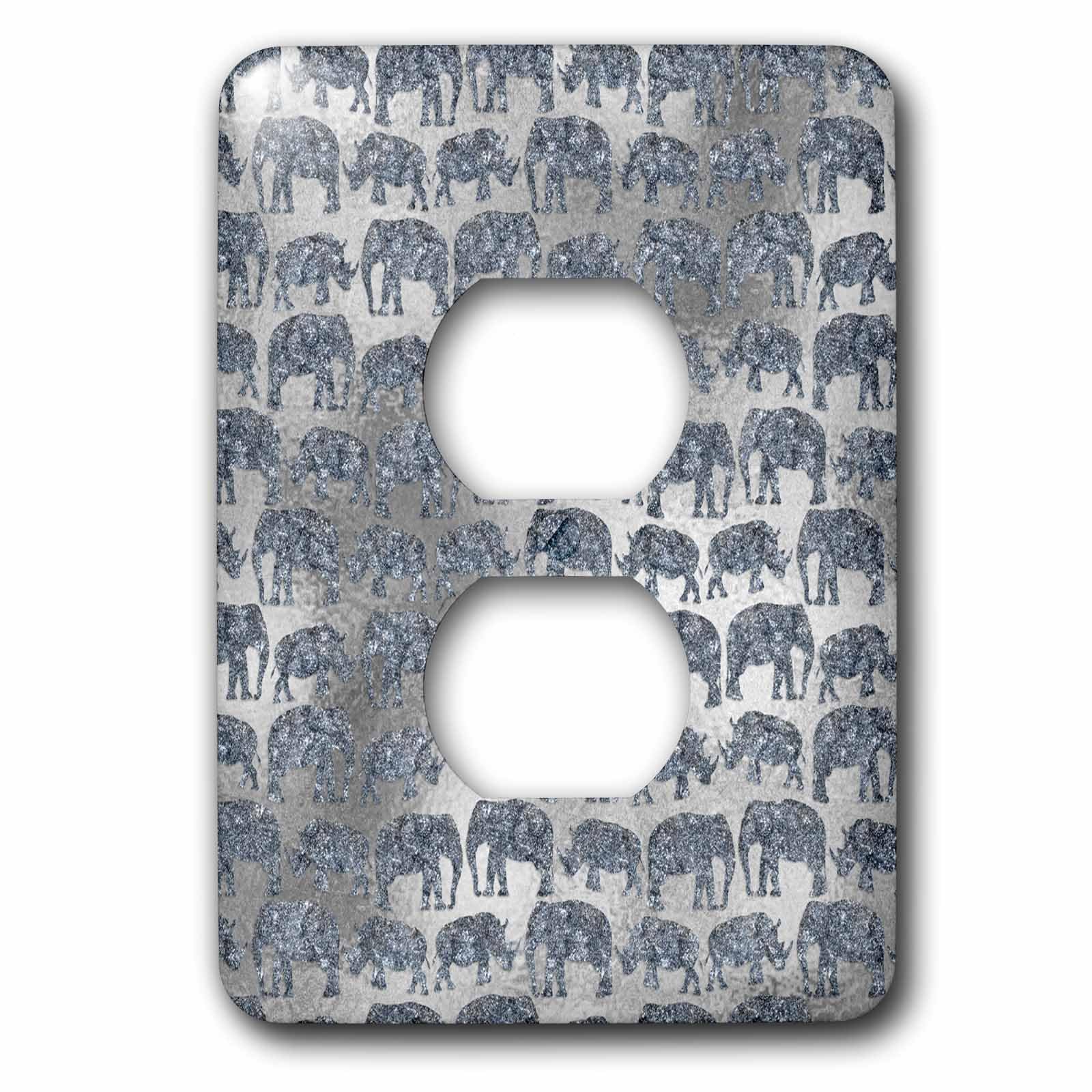 Éléphant Afrique safari décoration murale pour salon et chambre enfant voyageur