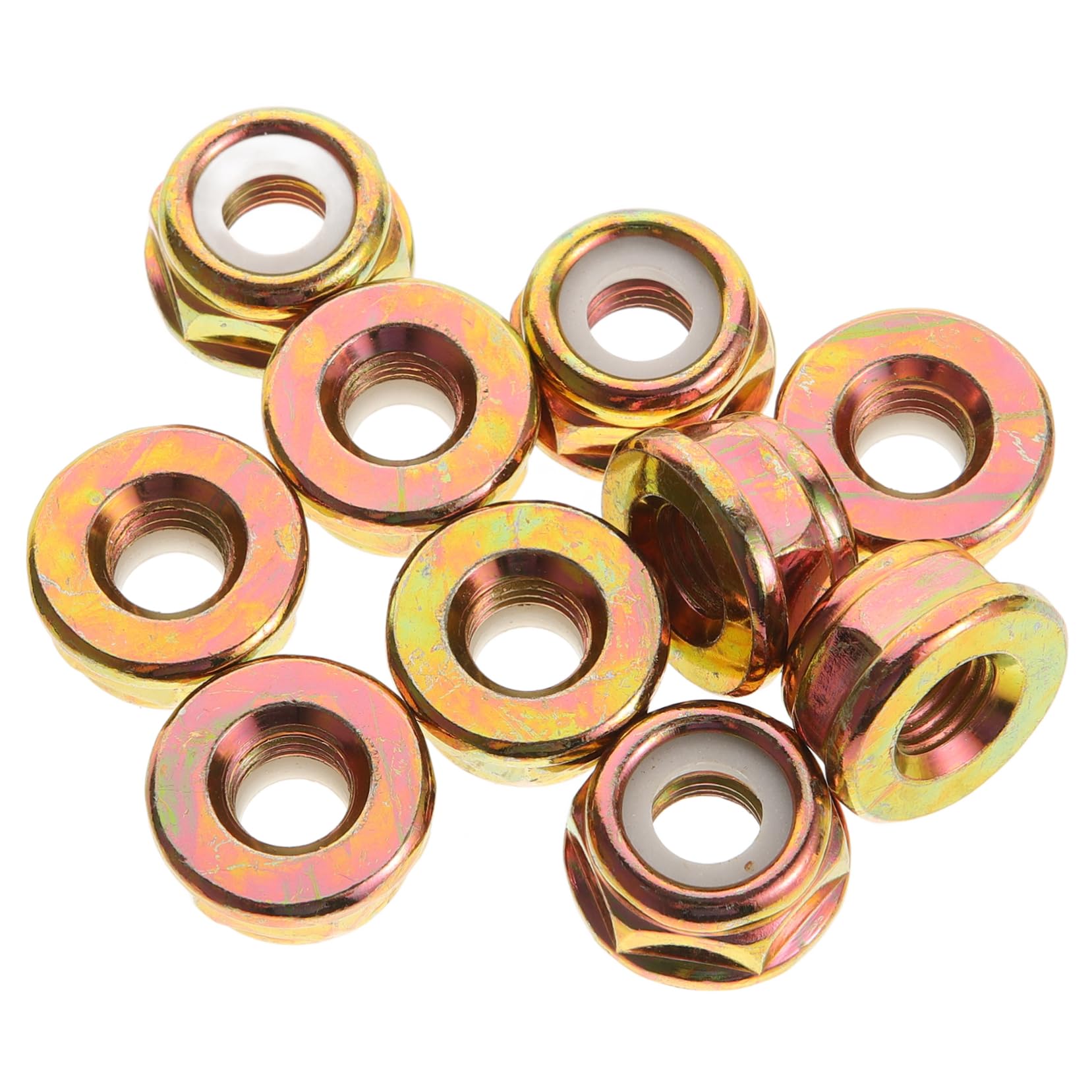 BESPORTBLE 50piezas Tuercas De Cuchilla para Cortacésped y Desbrozadora Tuerca De Trabajo para Reemplazo De Accesorios De Jardinería Compatible Máquinas De Corte De Césped
