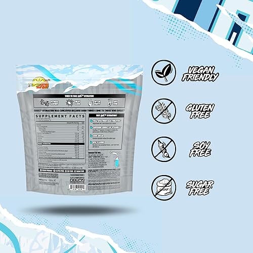 Miniatura 4 de GHOST Paquetes de hidratación, Lemon Crush, 24 palitos, polvo de electrolitos, suplemento de mezcla de bebida con magnesio, potasio, calcio,