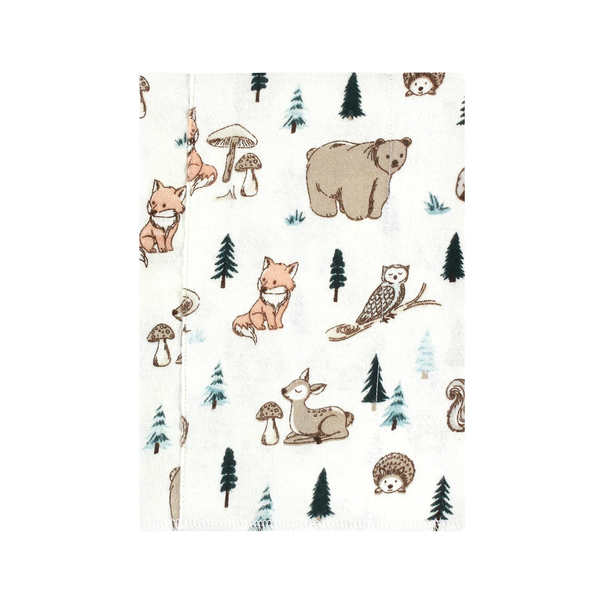 Hudson Baby Ropa de franela de algodón para bebé, unisex, 7 unidades, talla única