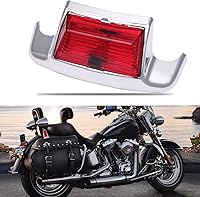 Vista 2 de Rich Choices Luces LED de guardabarros delantero ámbar y luces LED rojas de extremo de guardabarros trasero compatibles con Harley Road King Electra