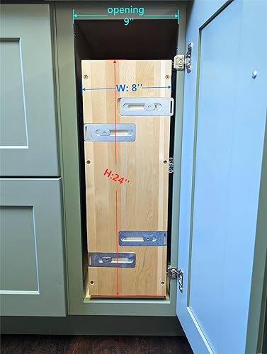 Miniatura 7 de Organizador de especias extraíble para armario de cocina, organizador de especias extraíble para gabinete, organizador de gabinete extraíble,