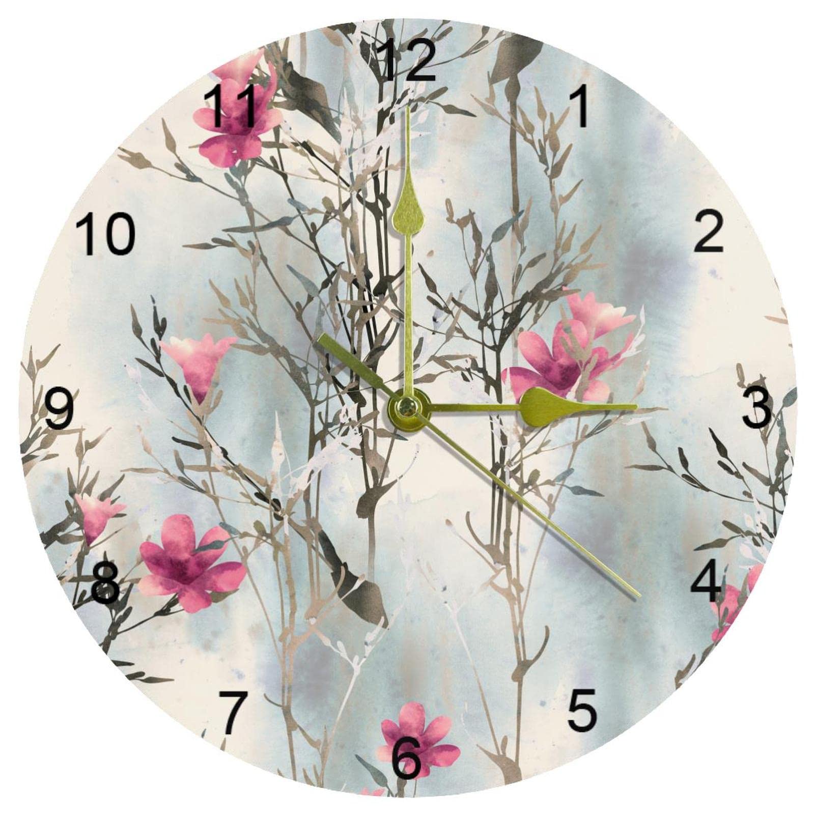 Horloge murale silencieuse pour un sommeil sans tic-tac dans la chambre
