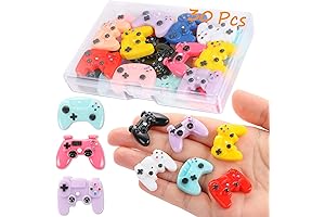 30pcs Flatback Slime Charms Boys Game Controller Beads for Crafts