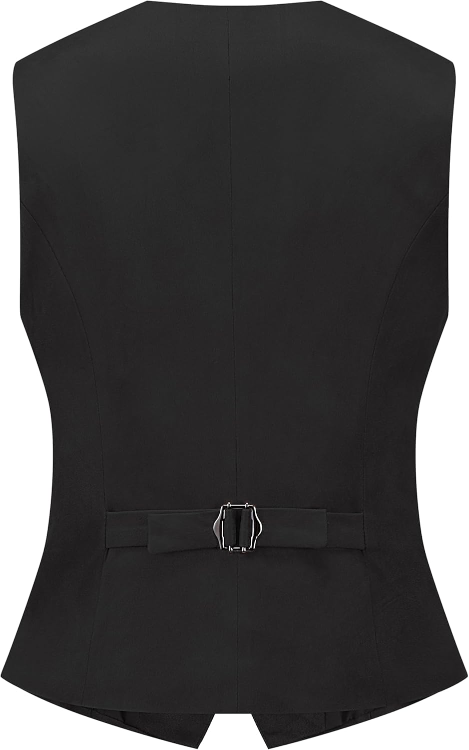 V VOCNI Women's Faux Suede Vest Cowgirl Western Vest Leather V Neck Slim Fit Fashion Casual Waistcoat Top - Image 2