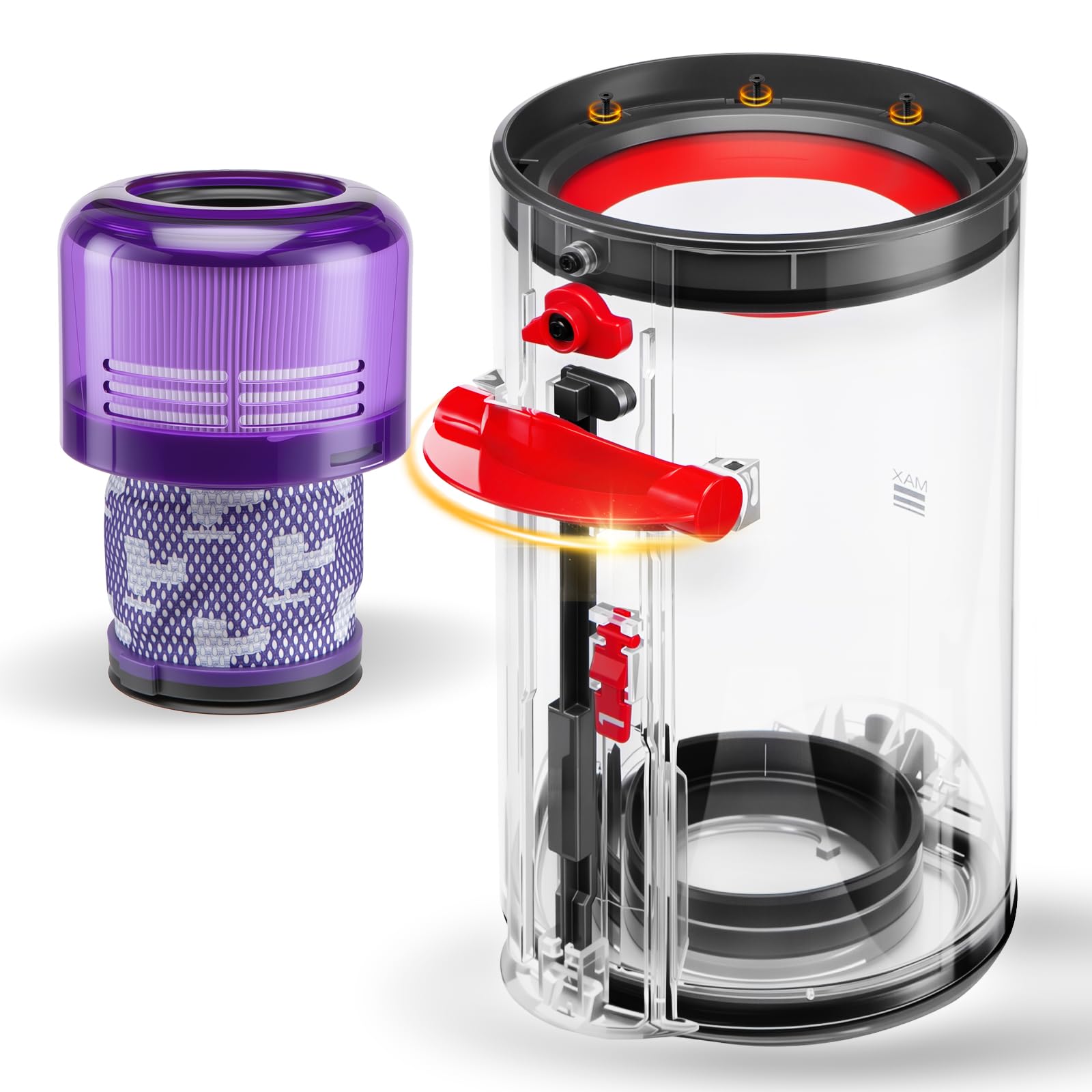 Amazon.com: BIHARNT Upgraded Dust Bin Replacement Parts for Dyson