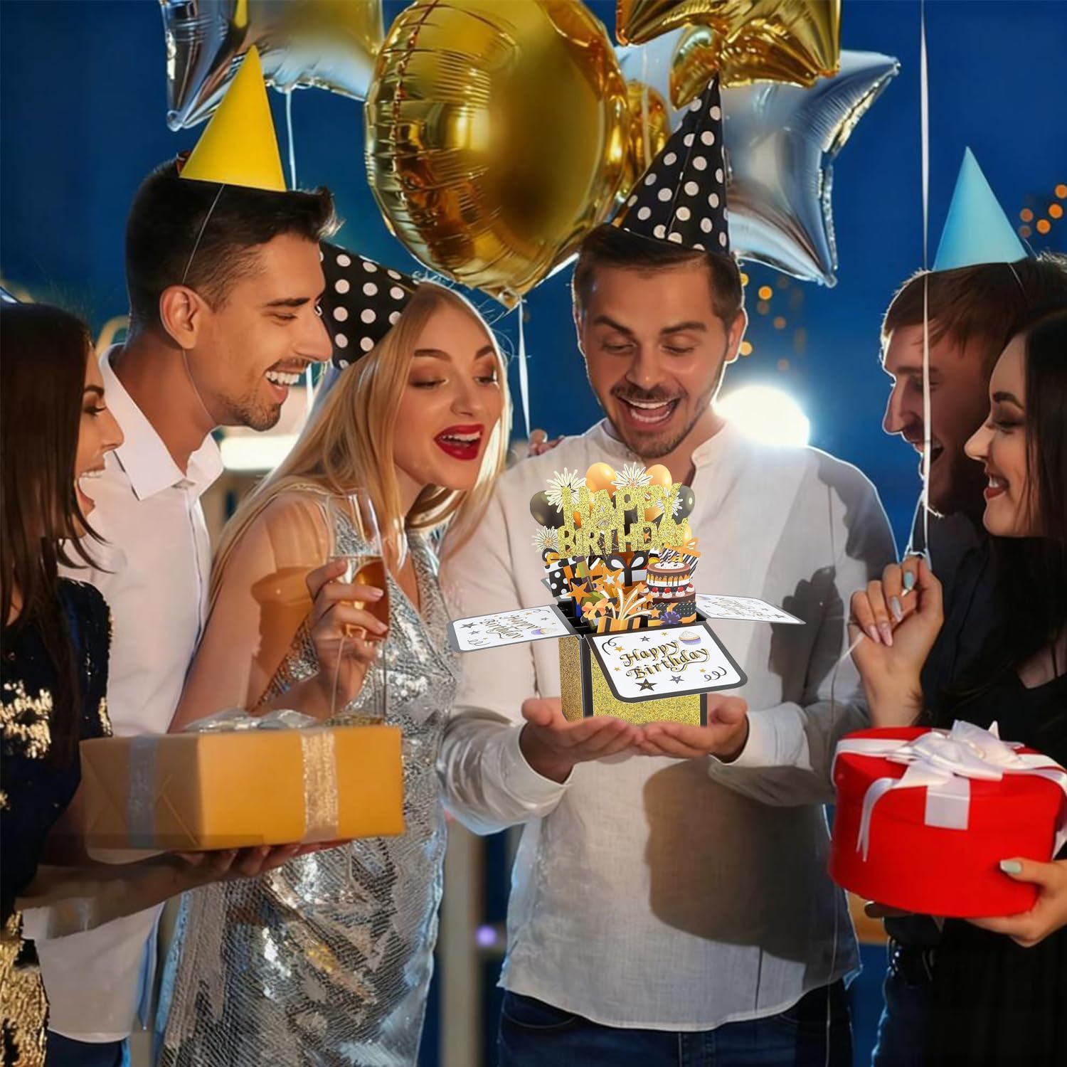 Pop Up 3D Birthday Card,Blank Greeting Card with Envelope, Birthday Gift for Him Dad Husband Son Women Kids Her - Image 5