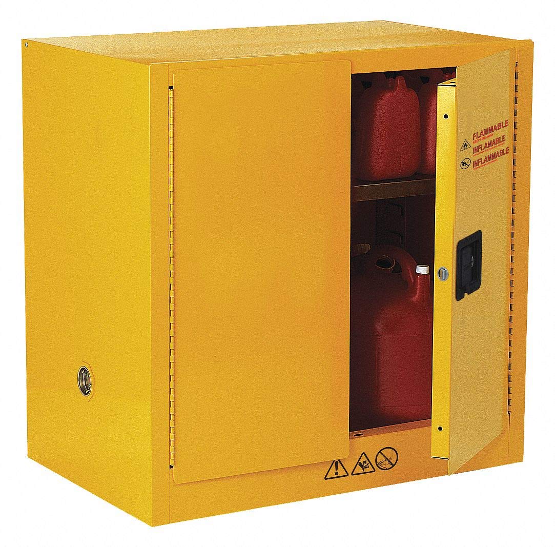 Flammable Safety Cabinet,22 Gal.,Yellow