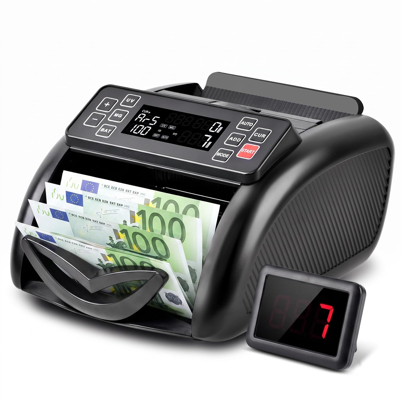 Maszyna do liczenia banknotów z UV/MG/IR/DD