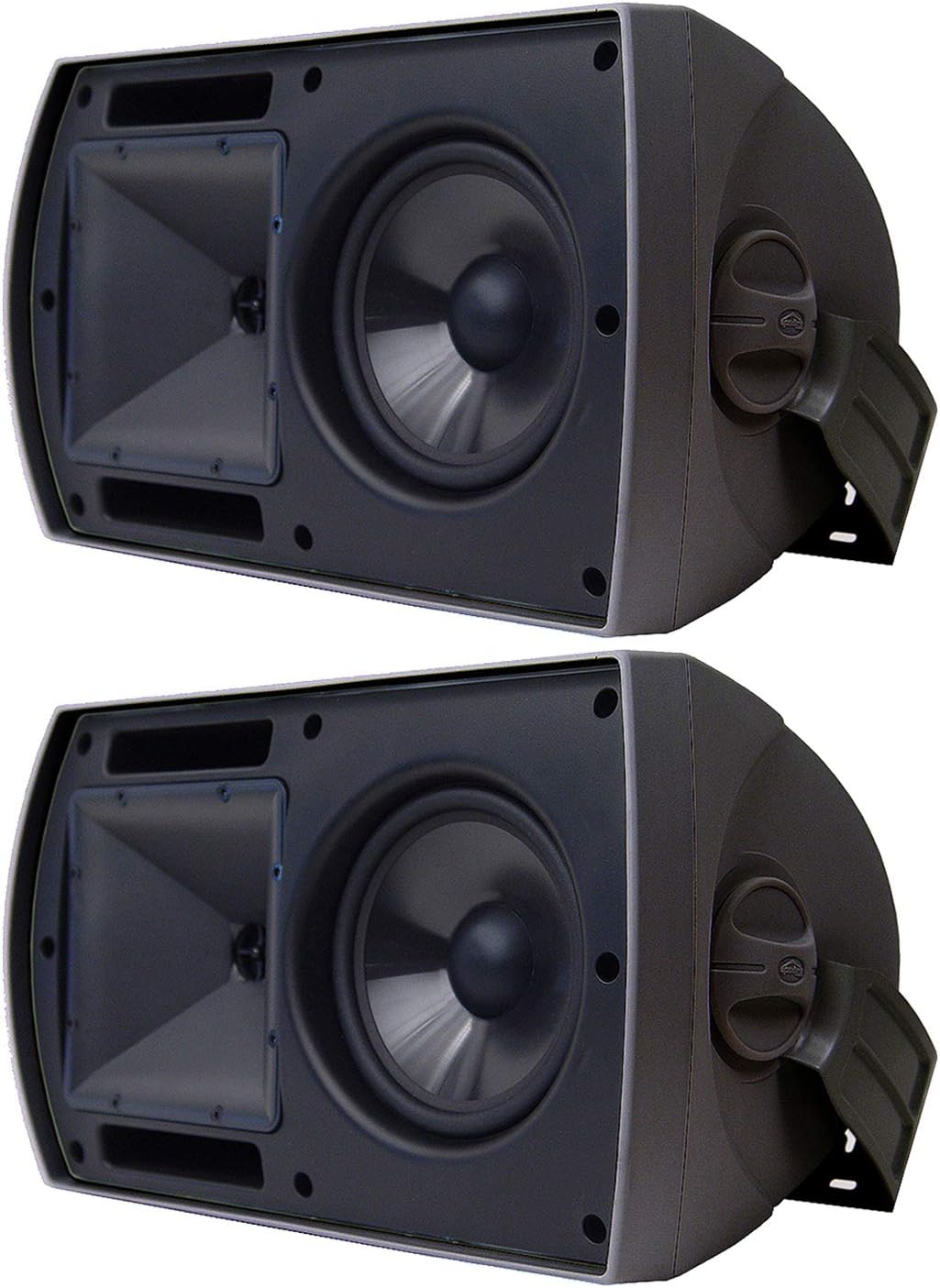 Klipsch AW-650 Indoor/Outdoor Speaker - Black, Pair (Certified Renewed)