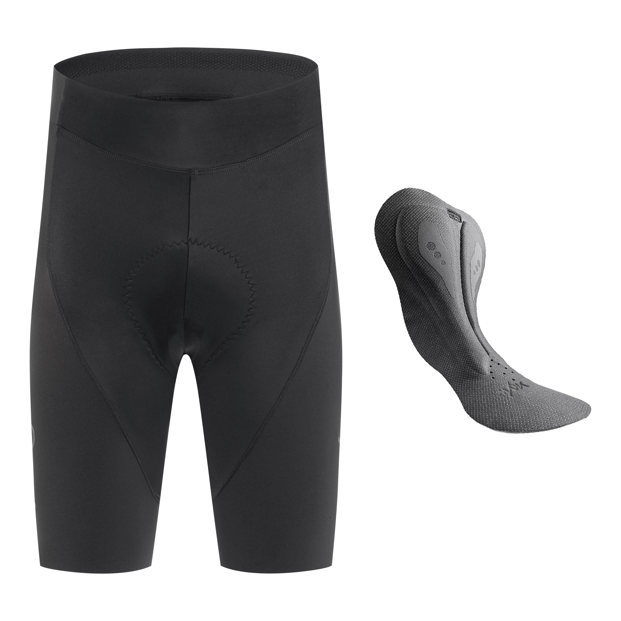 YKYWBIKE Cycling Bibs Men,Elastic Interface Padded Cycling Bib Shorts,Breathable Biking Bib Short Men