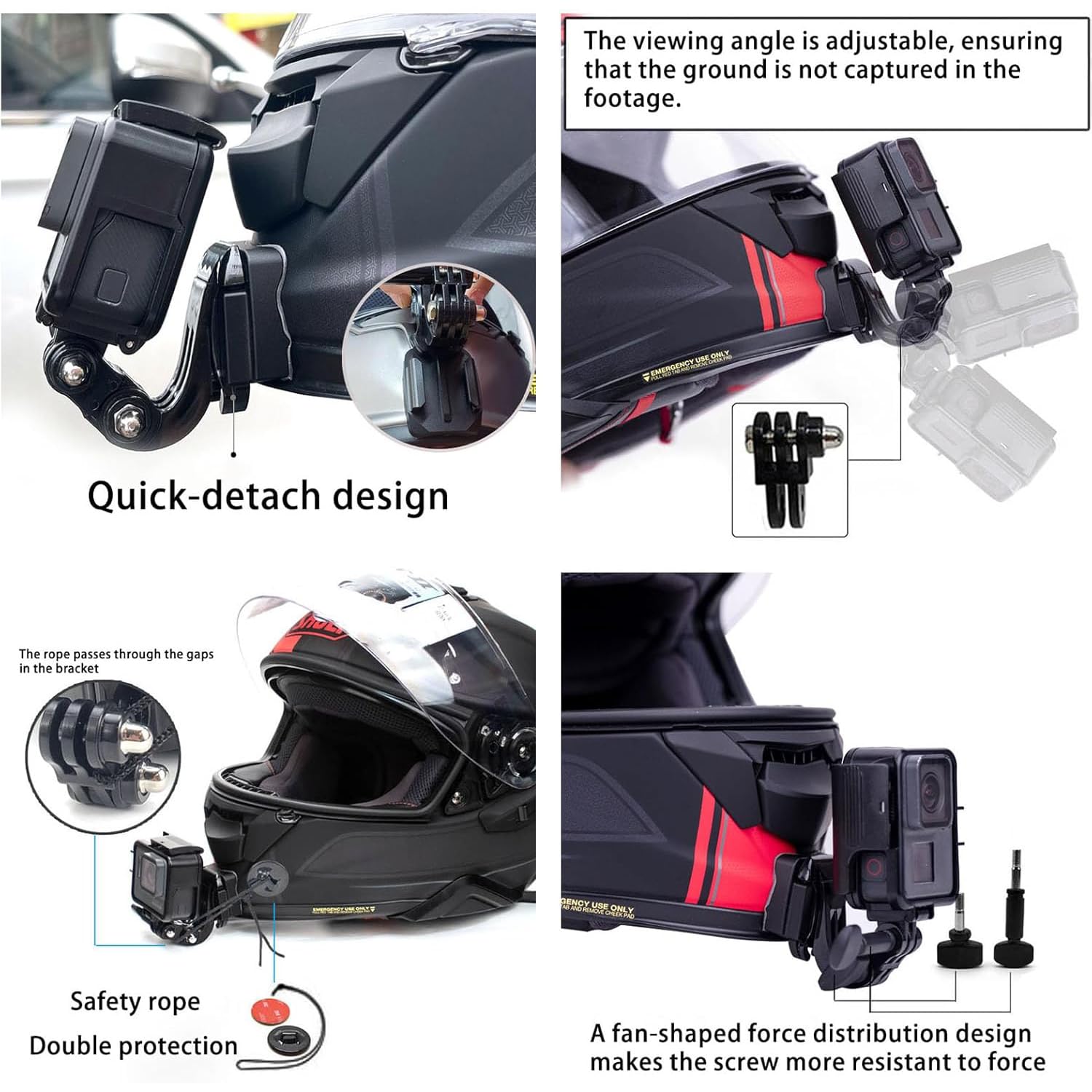 gopro helmet chin mount shoei StableNeino X-Fifteen Kits Made for Shoei X15 X-SPR PRO Camera Mount Kit (Carbon Fiber Base) : Electronics subsubcategory::Bags SPR Pro helmet Mini Football Helmet Standard Options:32