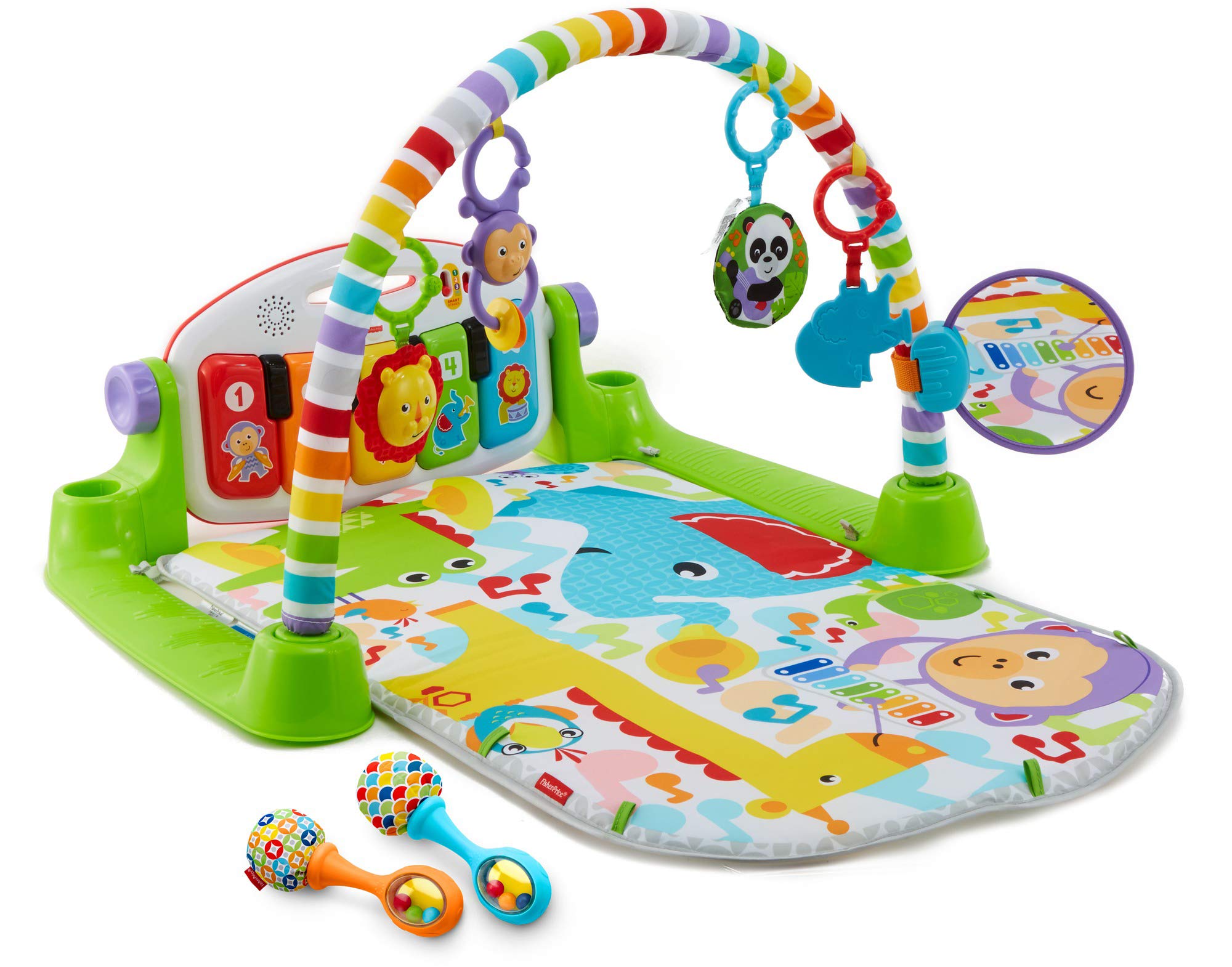Fisher Price Deluxe Kick Play Piano Gym Maracas Buy Online In Bulgaria At Desertcart