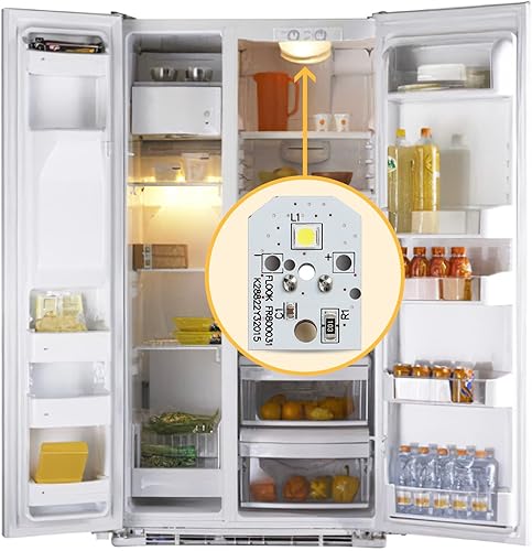 Miniatura 7 de WR55X11132 Reemplazo de lámpara LED para refrigerador, se adapta al módulo de luz LED GE refrigerador, reemplaza WR55X25754 WR55X30602 WR55X26486,