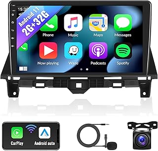SIXWIN Android 11 Car Stereo for Honda Accord 2008 2009 2010 2011 2012 2013 10.1 Inch Touch Screen 2G+32G CarPlay Android Auto Car Radio Bluetooth GPS Navigation HiFi WiFi FM SWC Backup Camera MIC