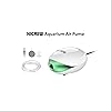 NICREW UFO Mini Aquarium Air Pump, Ultra Silent Air Aerator Pump for Fish Tank, Oxygen Bubbler with Single Outlet…