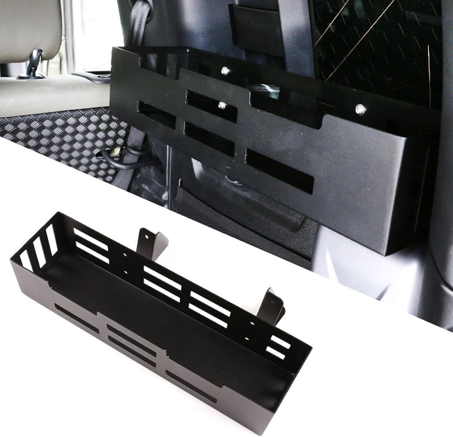 Aluminum Alloy Trunk Side Storage Basket Organizer for Land Rover Defender 110