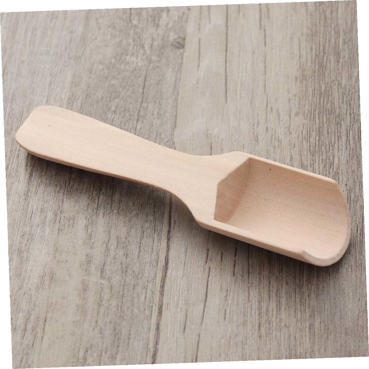 Ciieeo 15pcs Small Wooden Tea Spoon and Salt Shovel Scoop 2.8x11cm Flat Handle Multipurpose Teaware Accessory for Kitchen and Coffee Tea Use