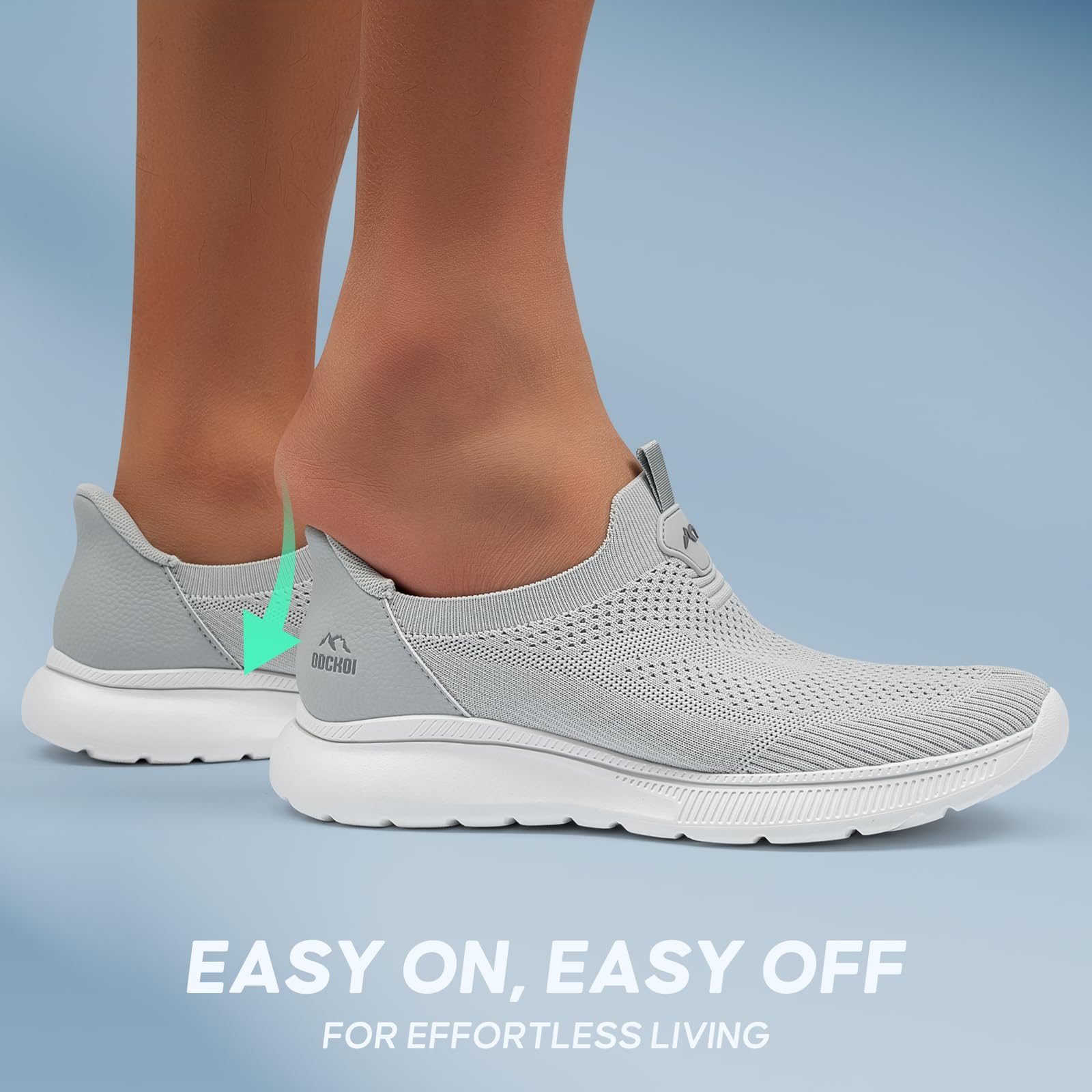 ODCKOI Slip-on Snakers Zapatillas Transpirables para Hombres cómodas para Correr Zapatillas Ligeras Zapatillas para Trotar