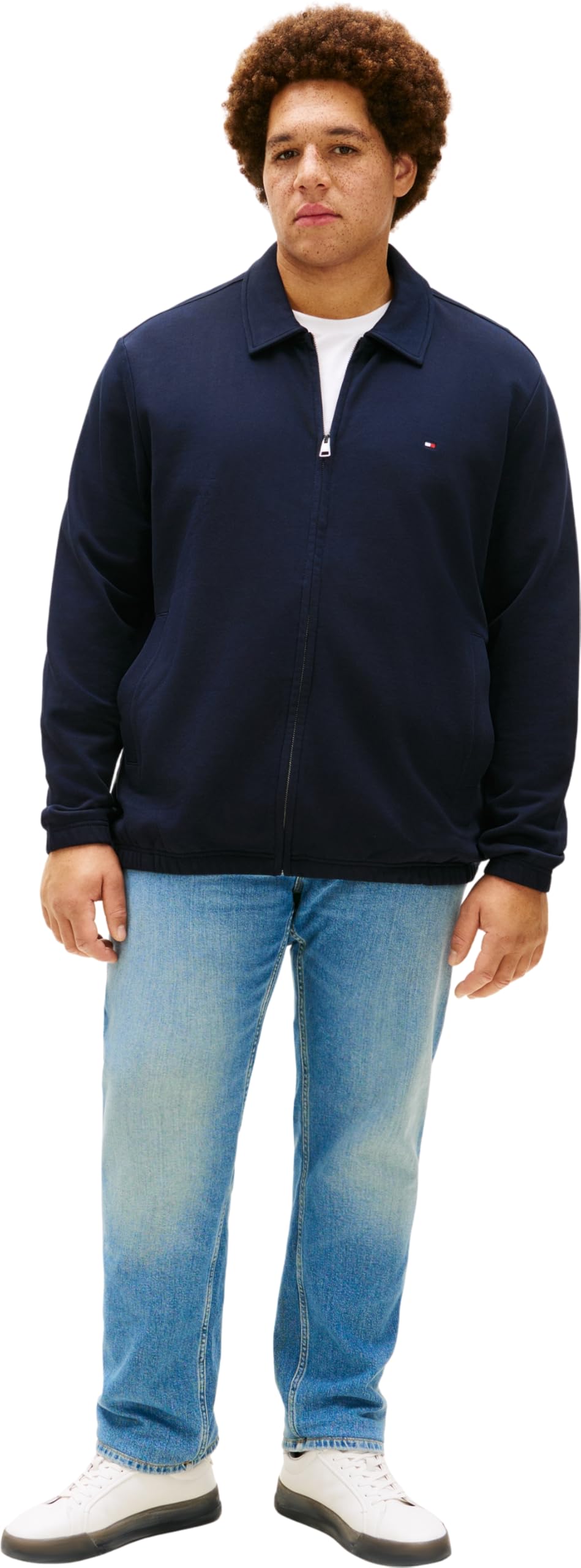 Tommy Hilfiger BT-Essential Terry Ivy Jacket-b Mw0mw44056 Sudadera con Cremallera Hombre