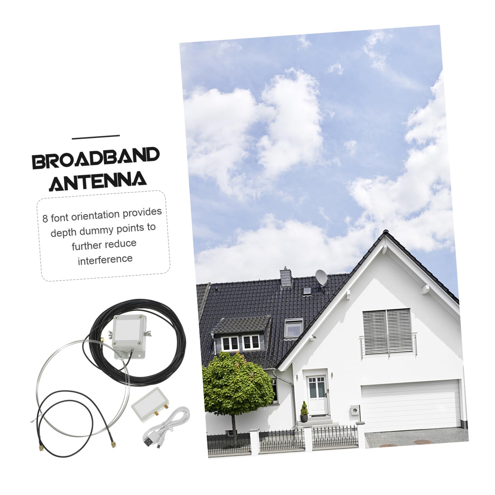 Antenne de Réception Active Annulaire Mla-30, Plastique, 8-Shaped
