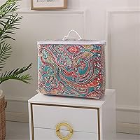 Vista 6 de Newrara Jacquard estilo algodón 3 piezas patchwork colcha Boho edredón juegos Queen (rojo)