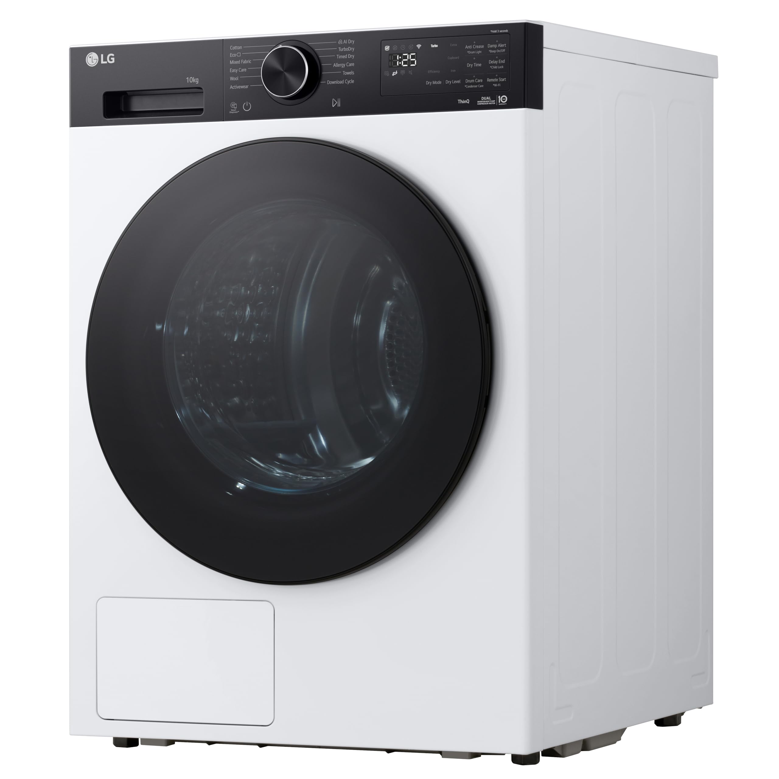 LG RNX5010TKB AI Dry Asciugatrice 10 kg Intelligente a Pompa di Calore