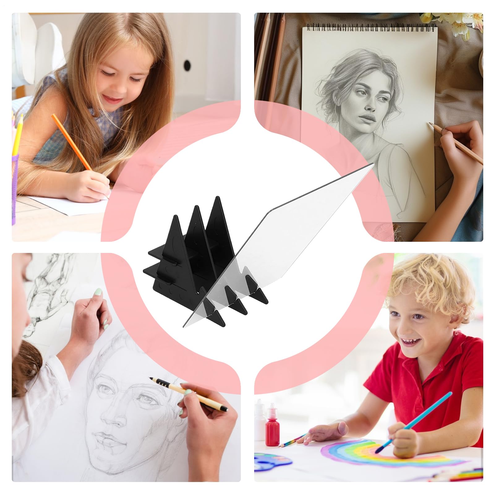 Tableau de dessin optique pour, outil d'art pour tracer avec projecteur pour jeunes artistes, table de dessin réglable pour artistes adultes maison école studio