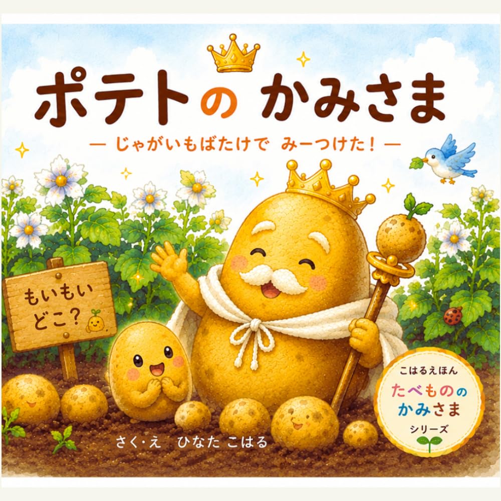 ポテトの かみさま: ― じゃがいもばたけで みーつけた！ ― (たべものの かみさまシリーズ)