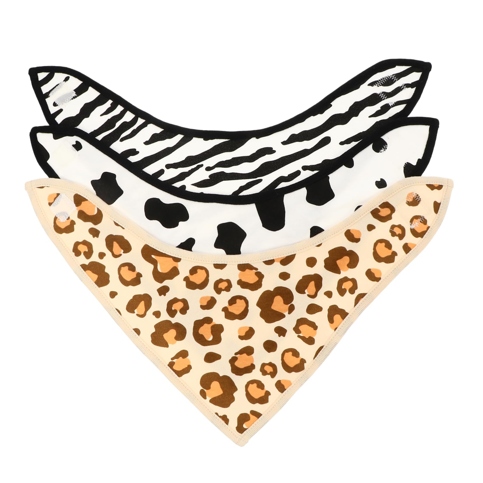 ifundom 9piezas Baberos De Bandana Para Bebés De Algodón y Absorbente Ajustables Estampados Para Recién Nacidos y
