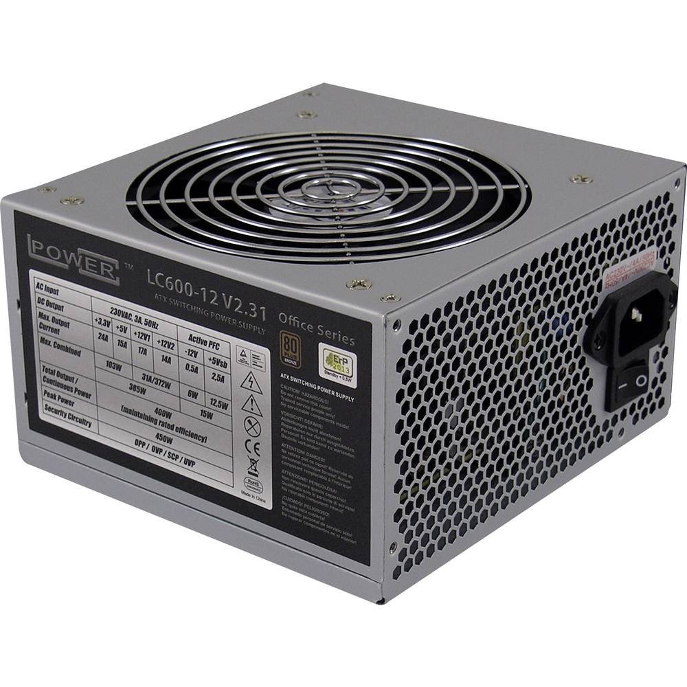 LC-Power LC600-12 PSU, 600W, V2.31, Nero