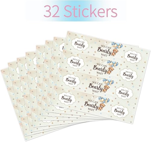 Miniatura 3 de We Can Bexrly Wait - Calcomanías para botellas de agua, etiqueta para botella de agua de baby shower, decoraciones de fiesta de cumpleaños para