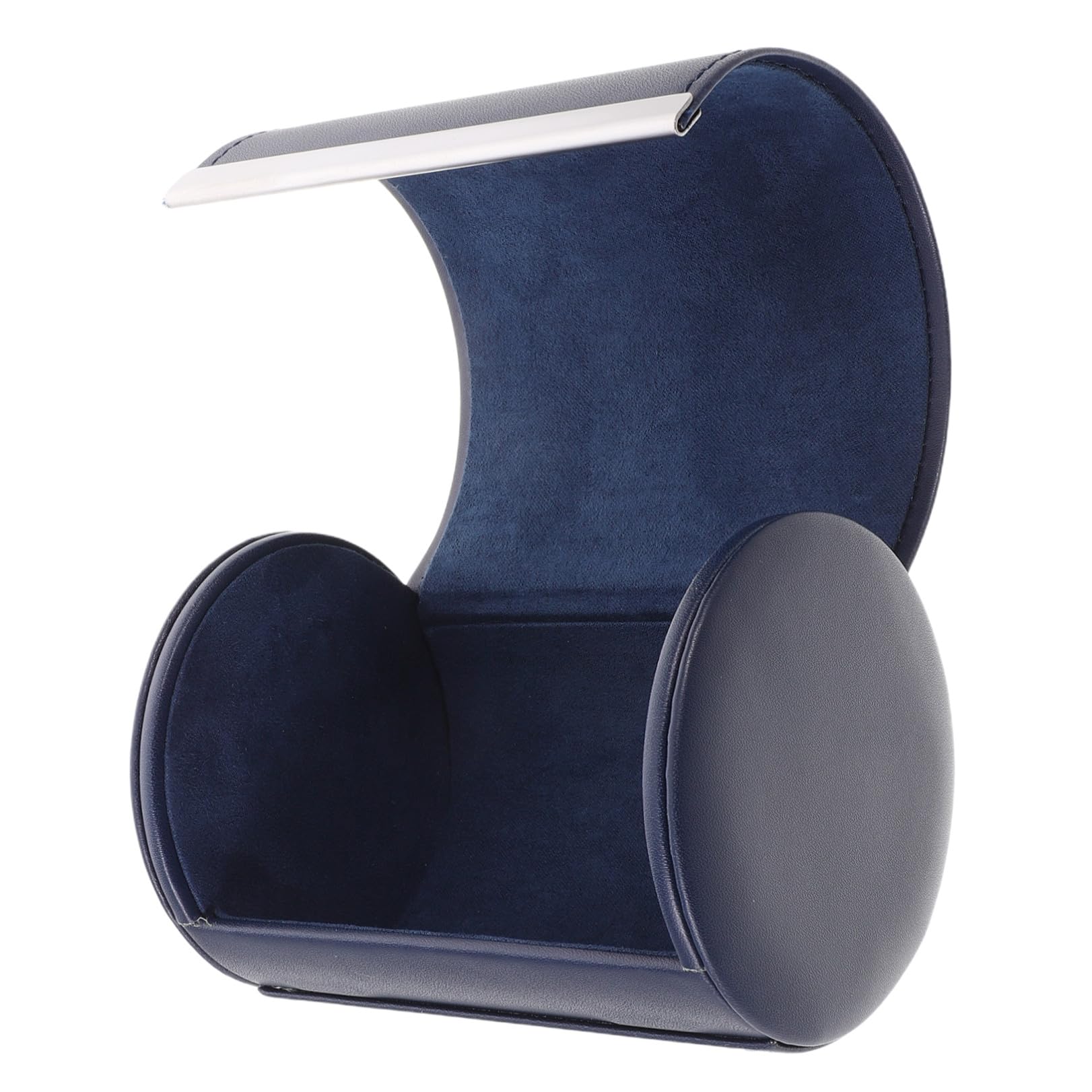 Custodia per Cravatte Cilindrica in Pu con Chiusura Magnetica, Portatile e Protettiva, Organizer Compatto per Viaggi e Look Professionale da Uomo