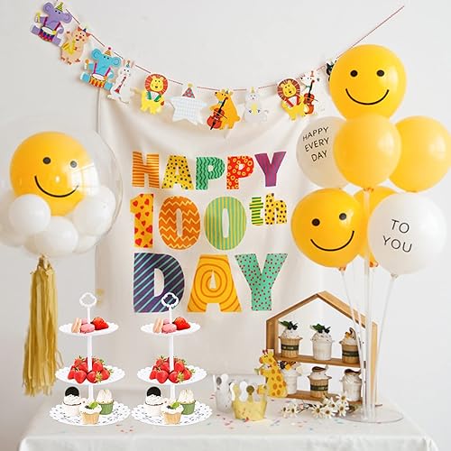 Miniatura 8 de Juego de 2 piezas de soporte de postre de 3 niveles, plato de fruta, cupcakes, plástico, vasos blancos, pasteles, postres, frutas, dulces, bufé,