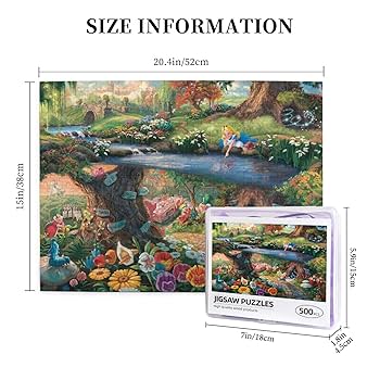 Amazon.co.jp: パズル 不思議の国のアリス ジグソーパズル 木製