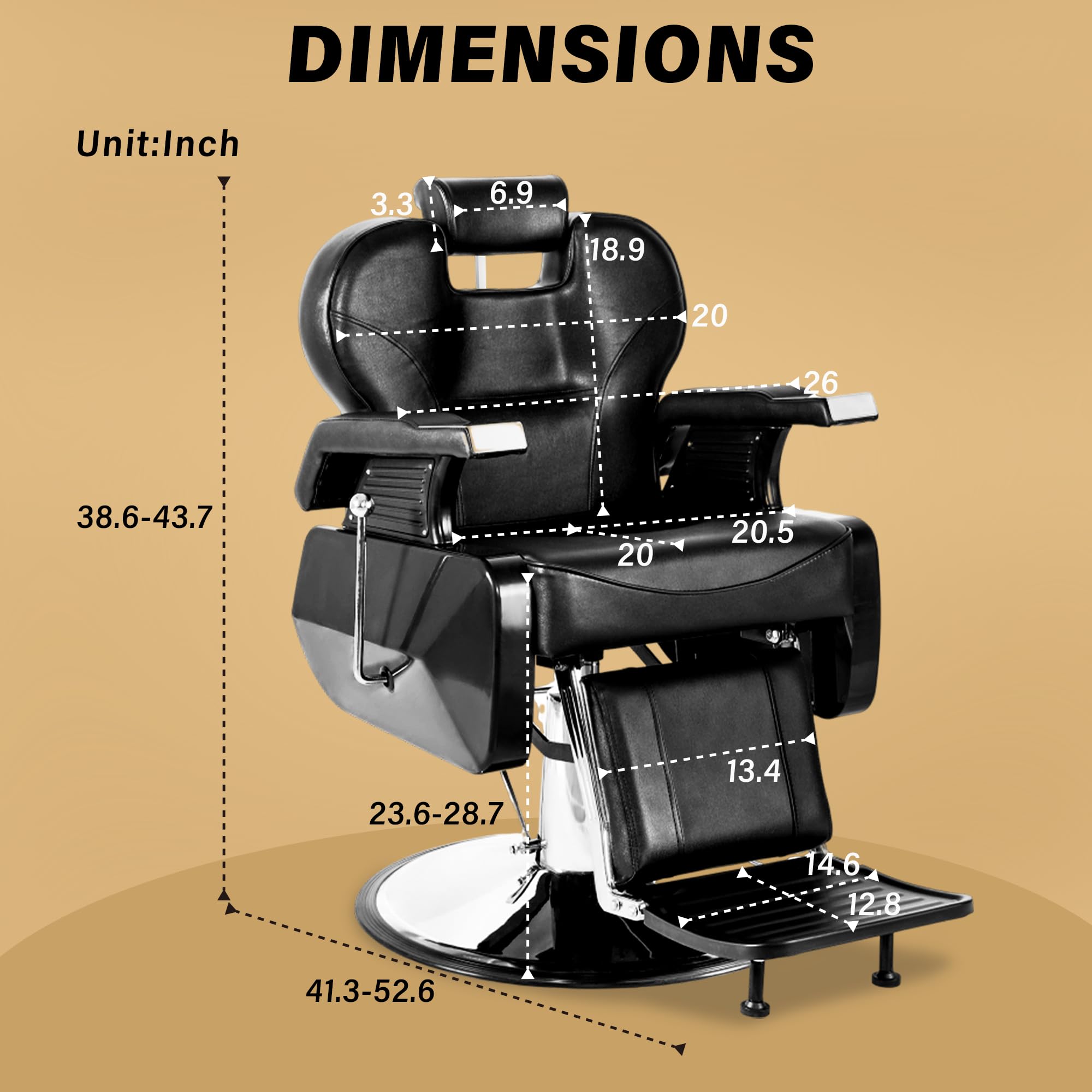 Amazon.com: Hicomony Barber Chair Salon Chairs for Hair Stylist