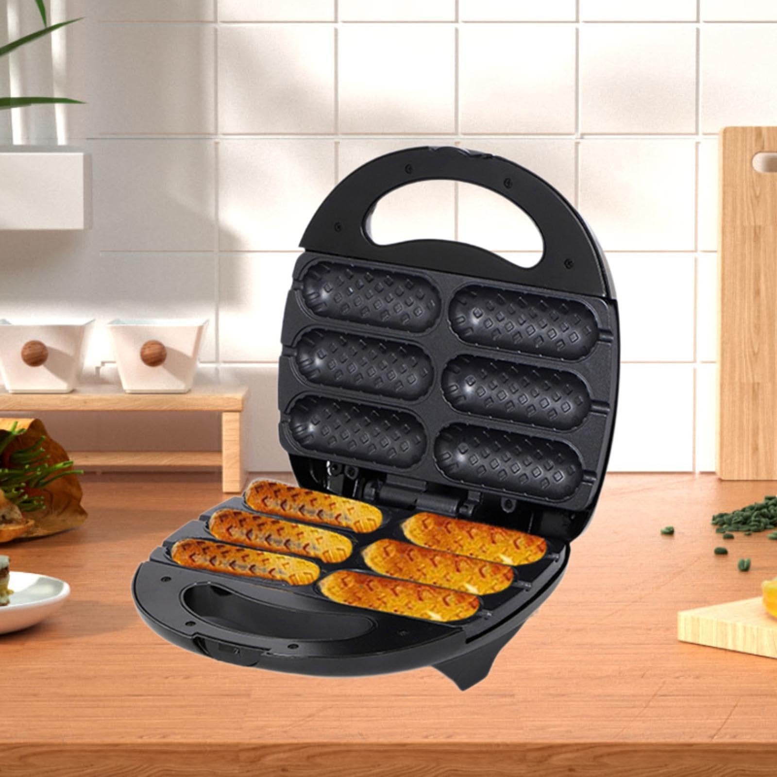 Máquina de Salchichas Eléctrica para Hacer Hot Dogs Horno para Embutidos y Snacks