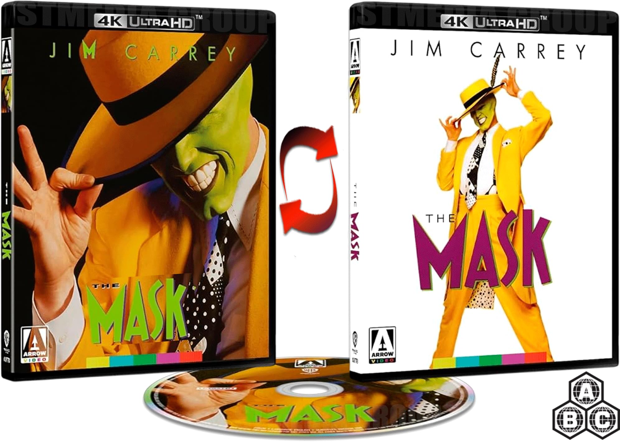 The Mask (Special Edition / Reversible cover / with Jim Carrey) [1994] [4K Ultra HD] [Region Free]
