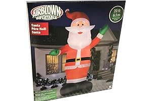 Gemmy 20 FT Colossal Airblown Inflatable Santa Clause Indoor/Outdoor Holiday Christmas Decoration