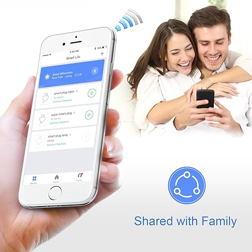 Miniatura 5 de Enchufe Inteligente con Wi-Fi habilitado, Mini enchufe Inteligente que funciona con Tienda Alexa, Google Home, Salida de control remoto con función