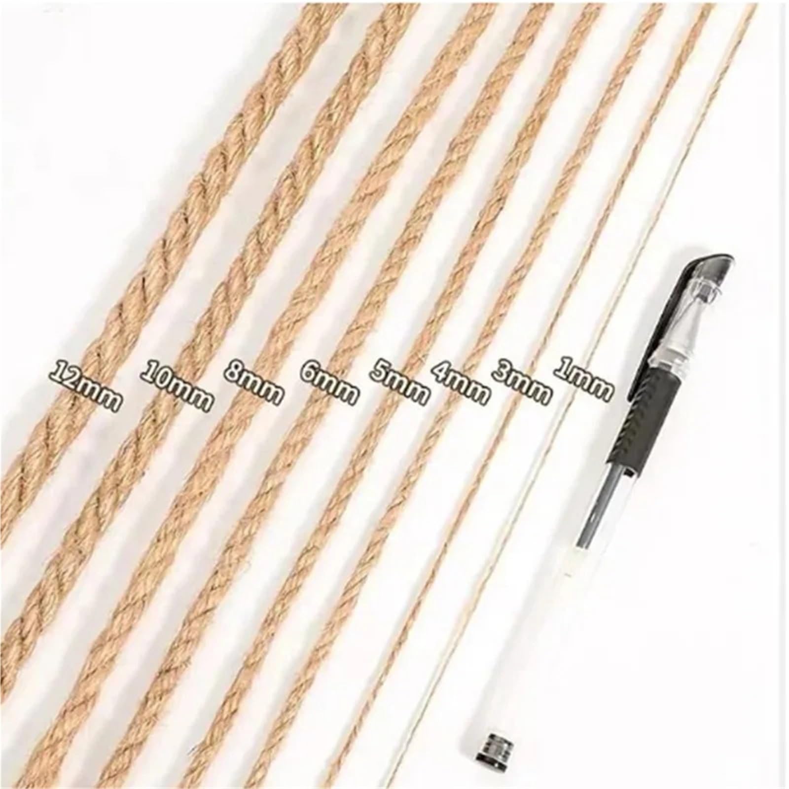 Artisanat de Ruban Corde Jute 20 à 100 m