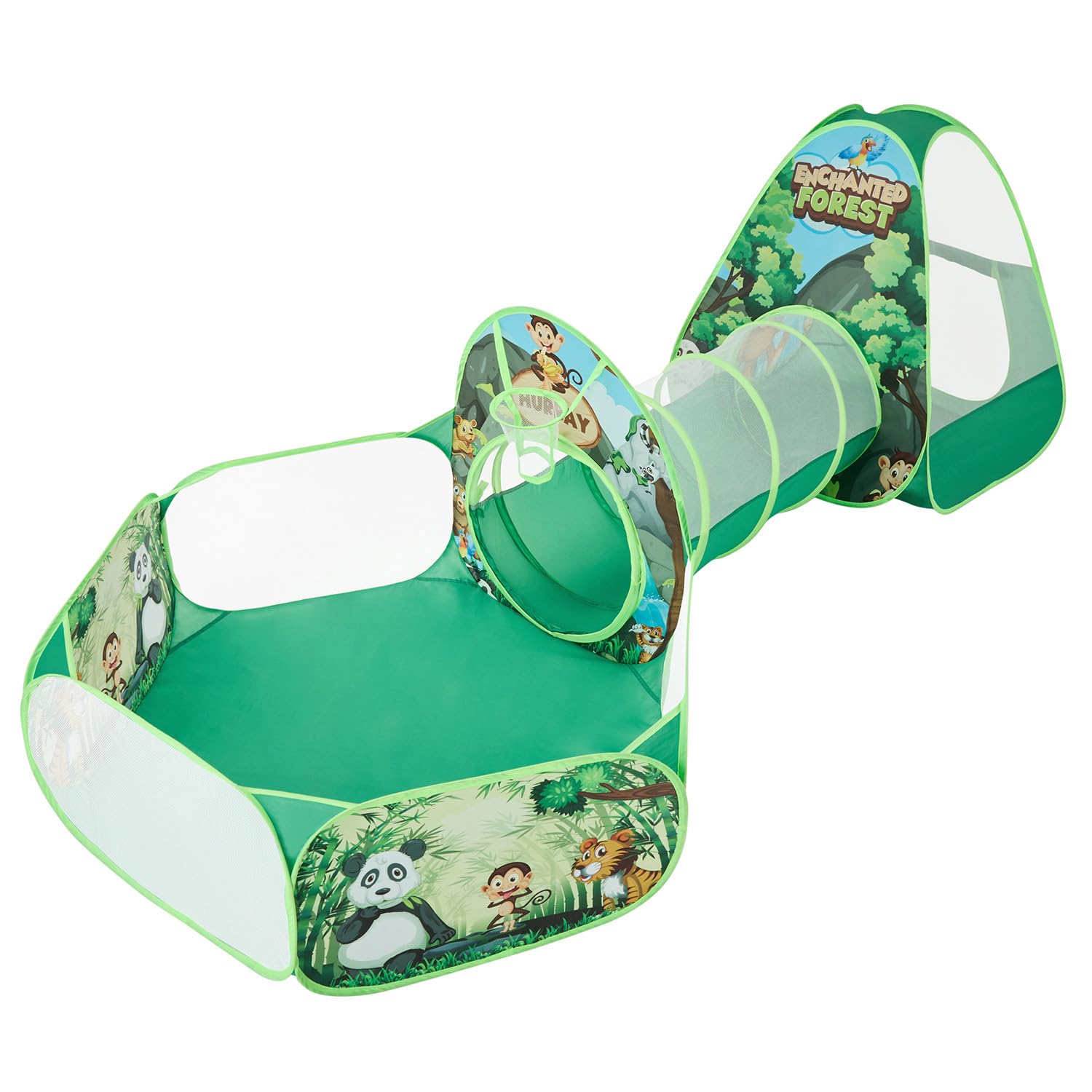 Amazon Brand - Jam & Honey Jungle Animal 3 in 1 Combo Tunnel for Kids (Multi Colour) (B0D1KQTGRD) Amazon Price History, Amazon Price Tracker