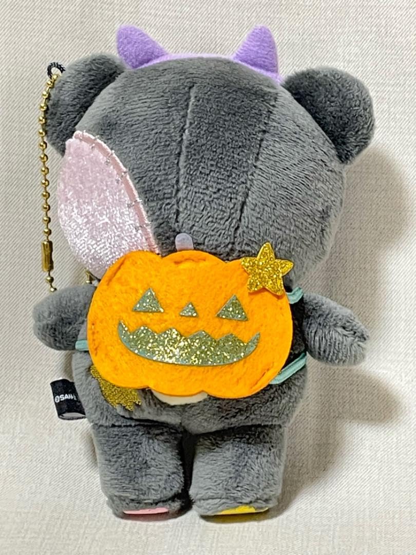 Amazon.co.jp: チャイロイコグマ ハロウィンぬいぐるみ ぶらさげトリオ 