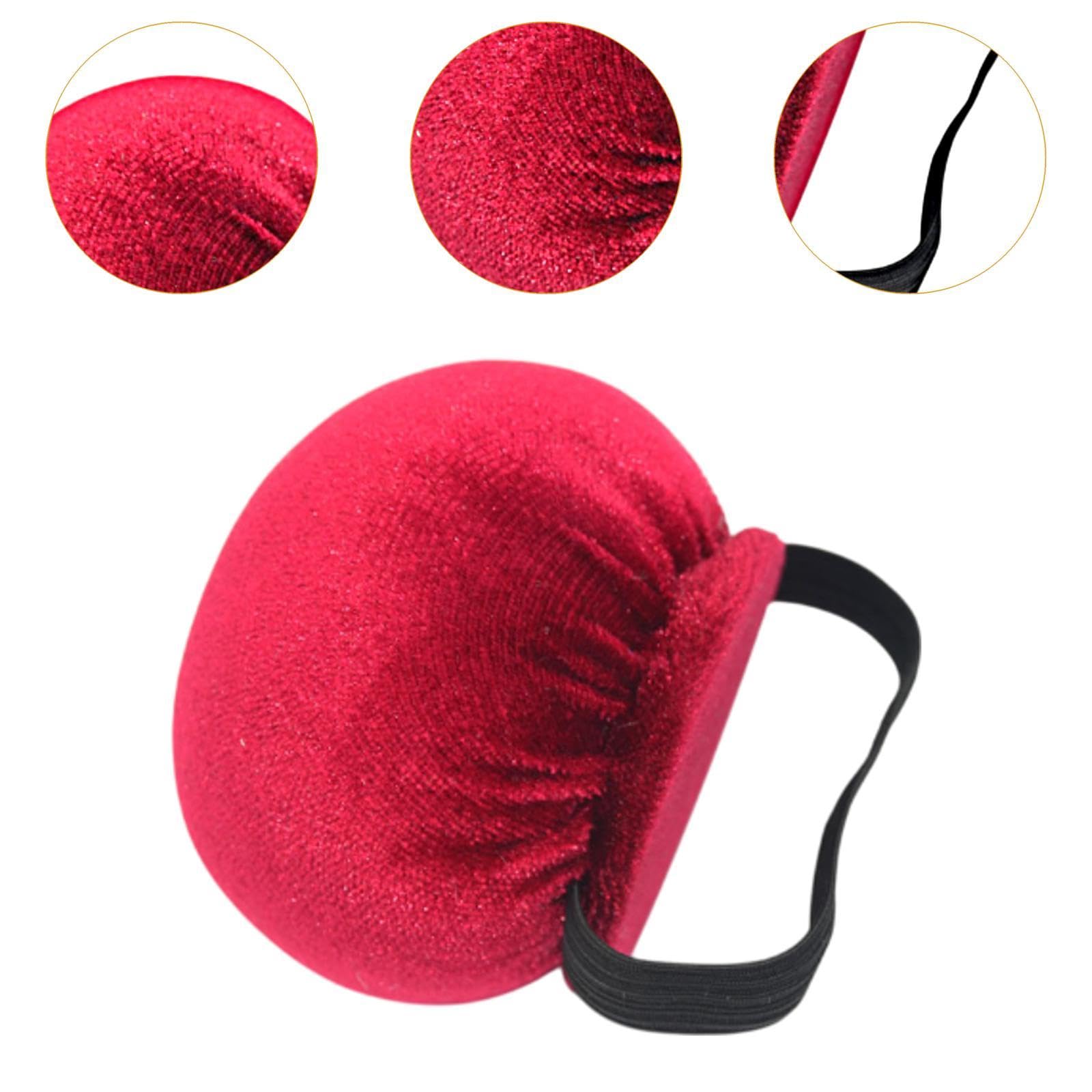 Tachiuwa Wrist Pin Cushion Pincushion DIY Crafts Portable Pin Holder Round Pin Cushion for Sewing Quilting Needlework Cross Stitch, Dark Red